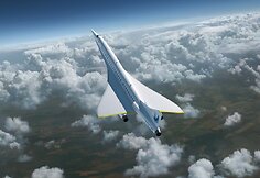 Galutinis „Boom Supersonic“ tikslas - viršgarsinis keleivinis laineris „Overture“