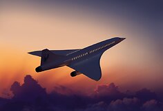 Galutinis „Boom Supersonic“ tikslas - viršgarsinis keleivinis laineris „Overture“