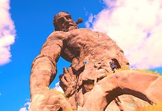 Taip, taip. Į pasaulio pažinimą, lipant dievams per galvas