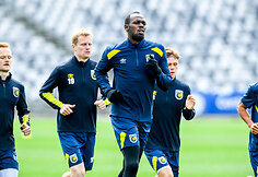 Usainas Boltas treniruojasi su Australijos komanda &bdquo;Mariners&ldquo;.