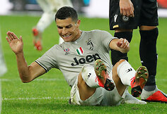 Cristiano Ronaldo pirmą kartą pasirodė aikštėje po skandalo