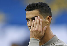 Cristiano Ronaldo pirmą kartą pasirodė aikštėje po skandalo