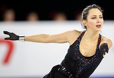 Elizabeta Tuktamy&scaron;eva sukėlė audringą publikos reakciją per varžybas Kanadoje.