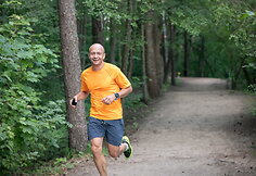 100 km bekelės taką aplink Vilnių i&scaron;bandė ir Nerijus Mačiulis.