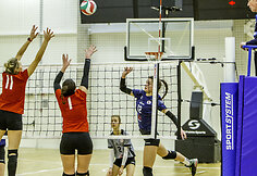 Lietuvos moterų tinklinio pirmenybių pusfinalis.