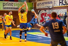 Lietuvos rankinio lygos rungtynės: Klaipėdos „Dragūnas“ – HC „Vilnius“.
