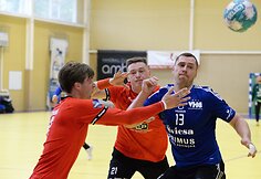 Lietuvos rankinio lygos rungtynės: „Amber“ – „Šviesa“.