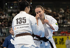 Pasaulio pilno kontakto karatė čempionato akimirka