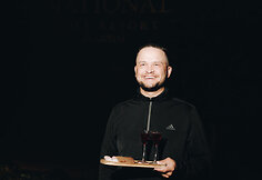 Justinas Jarutis ir Paulius Baltramonaitis ketvirtadienį paryčiais pradėjo kelionę po golfo aik&scaron;tynus.