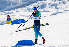 Modestas Vaičiulis krito slidinėjimo 10 km varžybose.