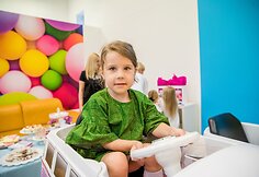Lėlių pristatymo renginio akimirka