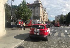 Dėl įtartino kvapo Vilniaus centro parduotuvėje „Zara“ – ugniagesių sujudimas