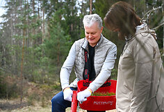 Gitanas Nausėda ir Diana Nausėdienė dalyvavo mi&scaron;kasodyje