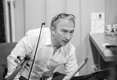 Lino Adomaičio, Egidijaus Buožio ir Vokiet0ijos styginių kvinteto &bdquo;G-Strings&ldquo; koncerto repeticija