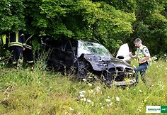 Prie Daugų susidūrė BMW ir &bdquo;Audi&ldquo;, žuvo &bdquo;Audi&ldquo; vairuotojas
