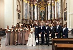Viktorijos ir Pauliaus &Scaron;atkauskų vestuvių akimirka