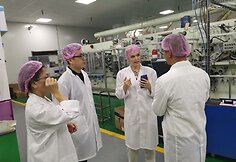 Vilmantė Markevičienė su kolegomis Kinijoje
