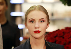 Vakarėlio „Red Lips week by Giorgio Armani“ akimirka