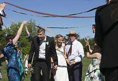 Linos Paliulytės ir Luko Gudo vestuvių akimirka