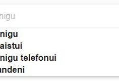 "Google" paieškos pasiūlymai