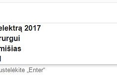 "Google" paieškos pasiūlymai