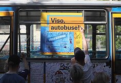 Vilniuje vyko atsisveikinimas su senaisiais autobusais