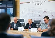 Frakcijos &bdquo;Tvarka ir teisingumas&ldquo; spaudos konferencijos akimirka