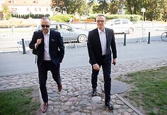 Arvydas Tamašauskas ir Romualdas Brazauskas