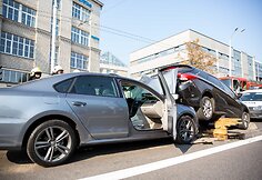 Autoįvykis &Scaron;vitrigailos ir Naugarduko gatvių sankryžoje