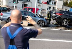 Autoįvykis &Scaron;vitrigailos ir Naugarduko gatvių sankryžoje