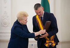 Dalia Grybauskaitė ir &Scaron;arūnas Jasikevičius