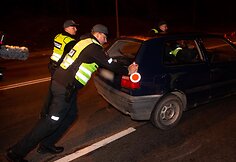 Naktinis kelių policijos reidas Vilniuje