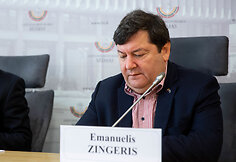Viktoro Pranckiečio spaudos konferencija apie vizitą į Izraelį
