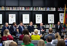 Diskusijos &bdquo;Ką ir kaip mums kalbėti?&ldquo; akimirka