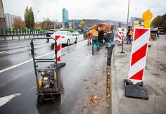 Geležinio vilko gatvėje platinama eismo juosta