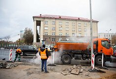 Geležinio vilko gatvėje platinama eismo juosta