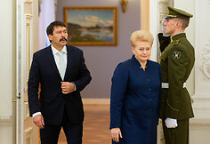 Janošas Aderis ir Dalia Grybauskaitė