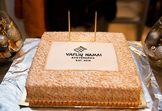 &bdquo;Vaflių namų&ldquo; gimtadienio &scaron;ventės akimirka