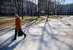 Saulėtas, bet vėsus pavasaris Vilniuje