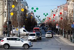 Saulėtas, bet vėsus pavasaris Vilniuje