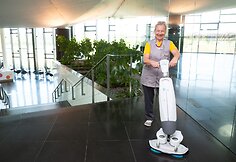 Valytoja Staselė Knabikienė