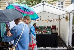 Lietingas oras Vilniuje