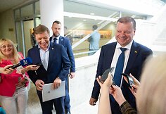 Ramūnas Karbauskis ir Saulius Skvernelis