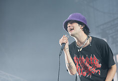 Grupės &bdquo;The 1975&ldquo; koncerto akimirka