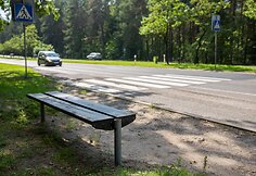 Nemenčinės plente esanti pėsčiųjų perėja, kurią ruošiamasi panaikinti