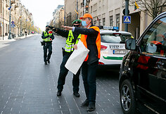 Tarptautinė darbo diena minima piketu