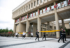 Valstybės vėliavos i&scaron;kėlimo ceremonija