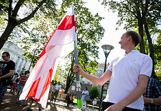 Solidarumo su Baltarusija akcija &bdquo;Mūsų 97 %&ldquo; už skaidrius rinkimus