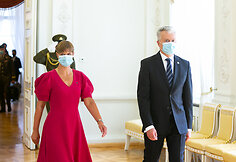 Kersti Kaljulaid ir Gitanas Nausėda