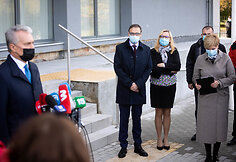 Prezidentas G.Nausėda lankėsi Nacionaliniame visuomenės sveikatos centre